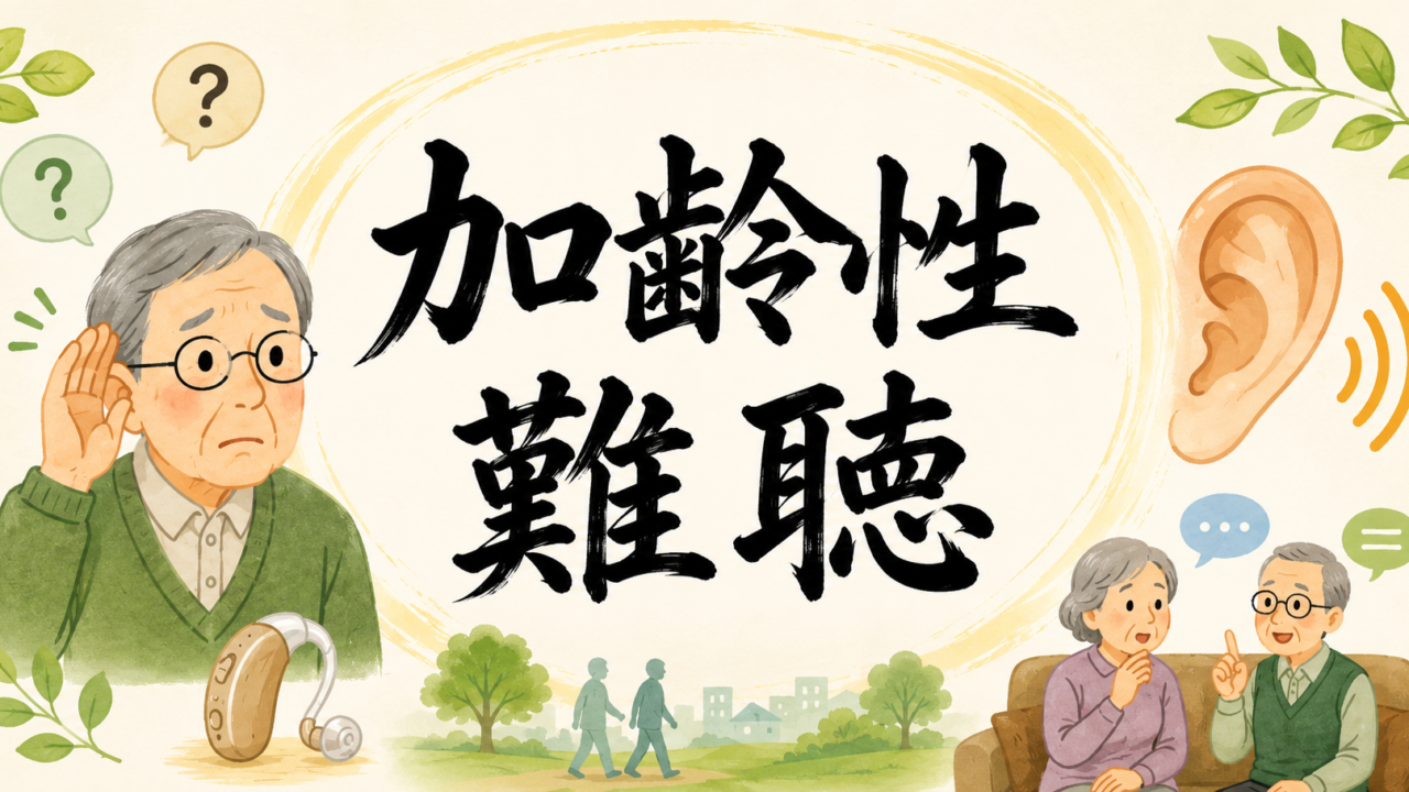 耳が遠くなった高齢者